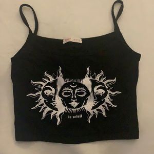 Graphic Print Cami Top